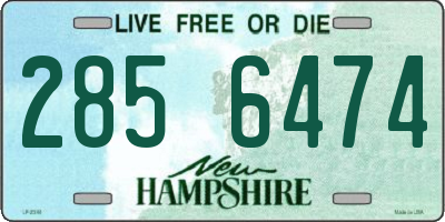 NH license plate 2856474