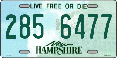 NH license plate 2856477