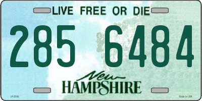 NH license plate 2856484