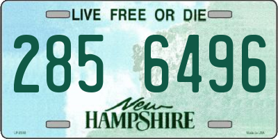 NH license plate 2856496
