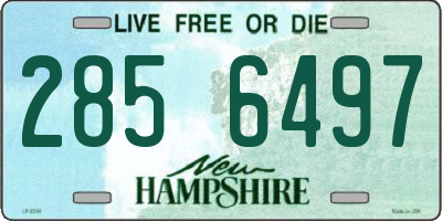 NH license plate 2856497
