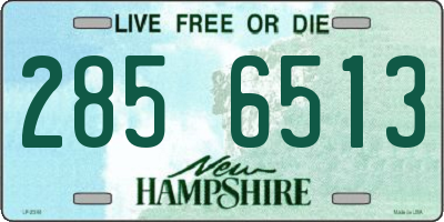 NH license plate 2856513