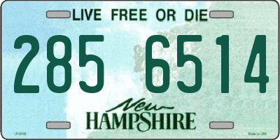 NH license plate 2856514