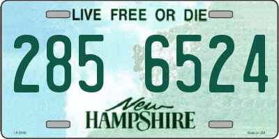 NH license plate 2856524
