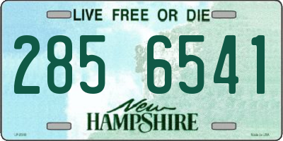 NH license plate 2856541