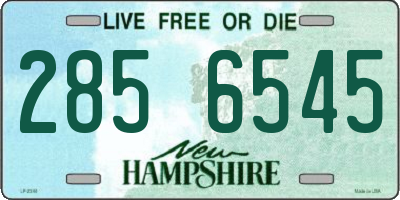 NH license plate 2856545