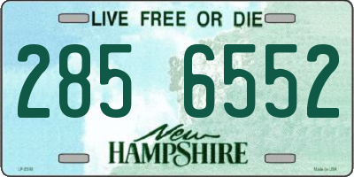 NH license plate 2856552