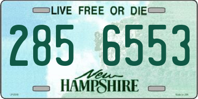 NH license plate 2856553