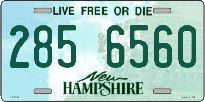 NH license plate 2856560