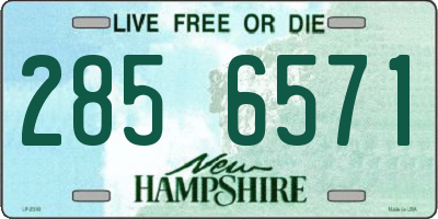 NH license plate 2856571
