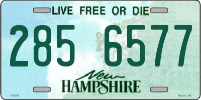 NH license plate 2856577