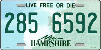 NH license plate 2856592