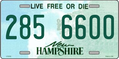 NH license plate 2856600