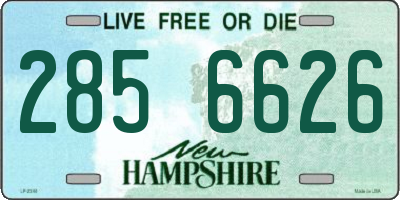 NH license plate 2856626
