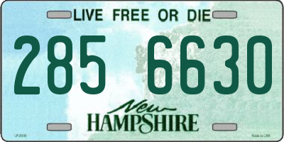 NH license plate 2856630