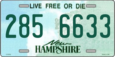 NH license plate 2856633