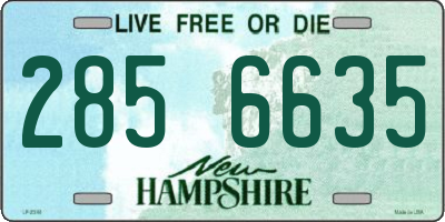 NH license plate 2856635