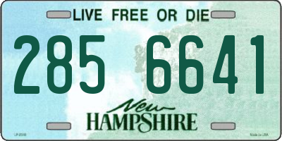 NH license plate 2856641