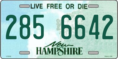 NH license plate 2856642