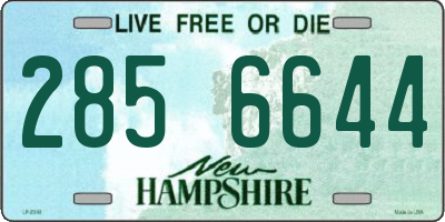 NH license plate 2856644