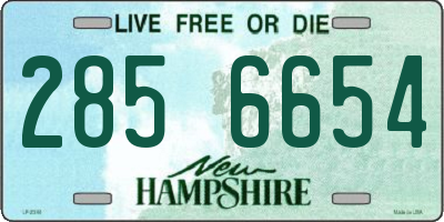 NH license plate 2856654