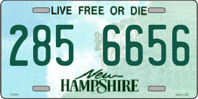 NH license plate 2856656