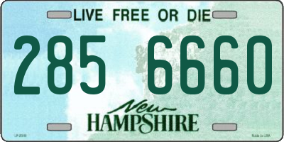 NH license plate 2856660