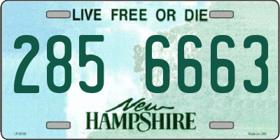 NH license plate 2856663