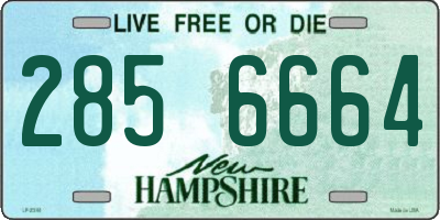 NH license plate 2856664