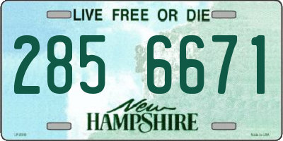 NH license plate 2856671
