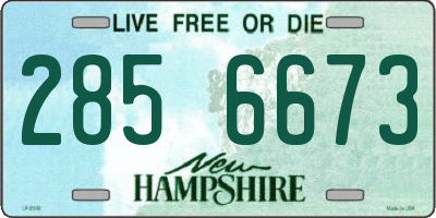 NH license plate 2856673
