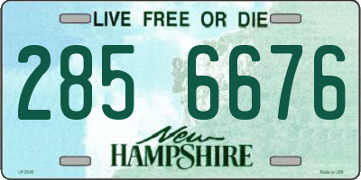 NH license plate 2856676