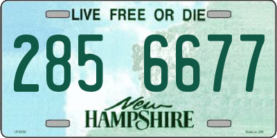 NH license plate 2856677
