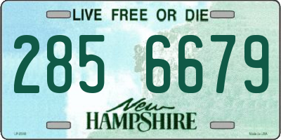 NH license plate 2856679