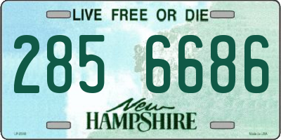 NH license plate 2856686