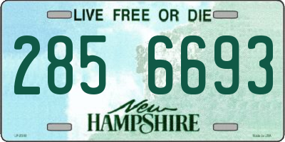 NH license plate 2856693
