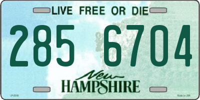NH license plate 2856704