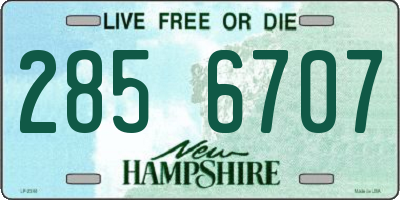 NH license plate 2856707