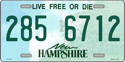 NH license plate 2856712