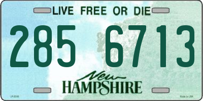 NH license plate 2856713