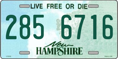 NH license plate 2856716