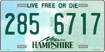 NH license plate 2856717