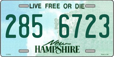NH license plate 2856723