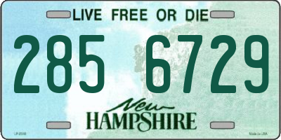 NH license plate 2856729