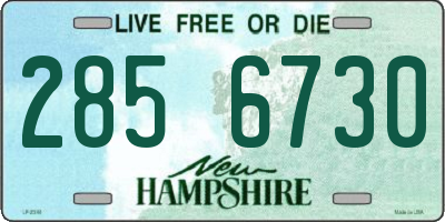 NH license plate 2856730