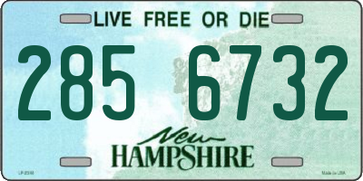 NH license plate 2856732