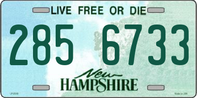 NH license plate 2856733