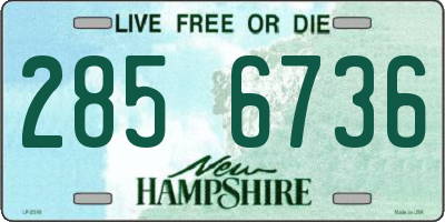 NH license plate 2856736