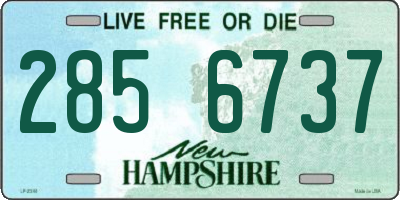 NH license plate 2856737