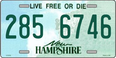 NH license plate 2856746